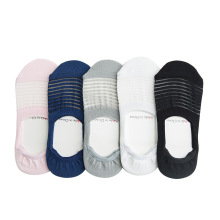Invisible women boat socks cotton breathable transparent anti-slip socks girls summer quick dry socks wholesale factory